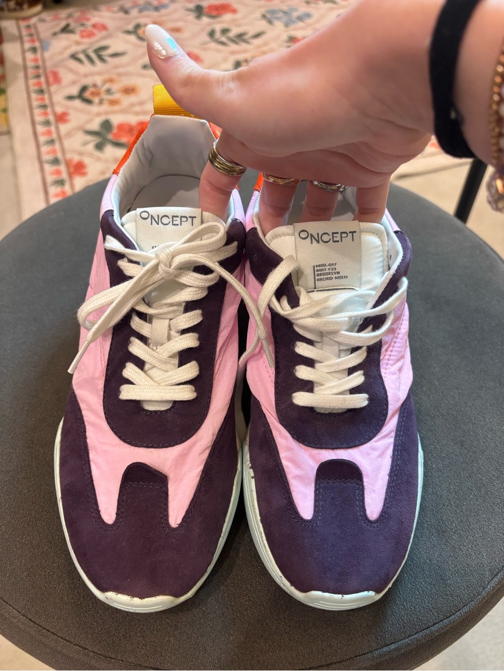 ONCEPT Women's Pink & Purple Athletic Sneakers